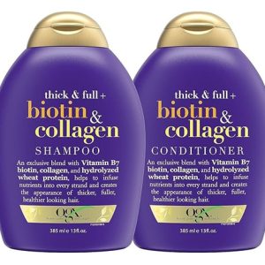 شامپو او جی ایکس بایوتین و کلاژن (بنفش)